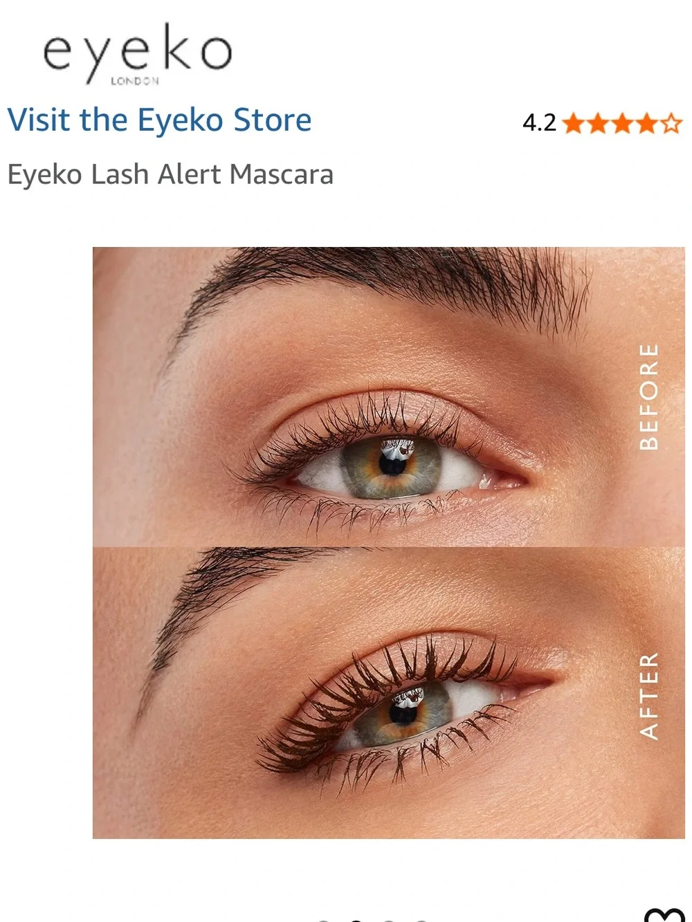 Eyeko London Lash Alert Lift & Curl Brown Mascara Full Size
